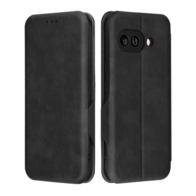 Husa tip carte pentru Google Pixel 9A Smart Wallet fata - spate protectie 360 - Negru