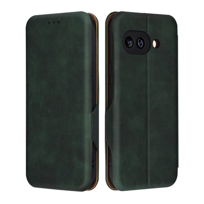 Husa tip carte pentru Google Pixel 9A Smart Wallet fata - spate protectie 360 - Verde