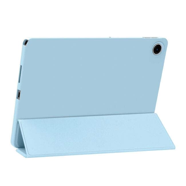 Husa pentru Lenovo Tab 10.1 2025 TB311 tip stand functie sleep/wake-up, protectie 360 - albastru deschis