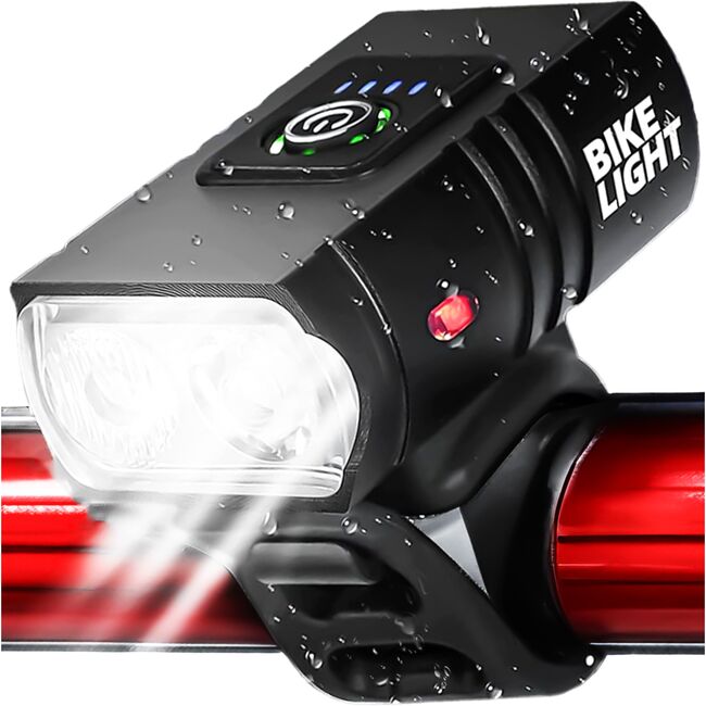 Lampă Față pentru Bicicletă – LED Puternic 800LM, Rezistentă la Apă, Iluminare Premium pentru Orice Vreme