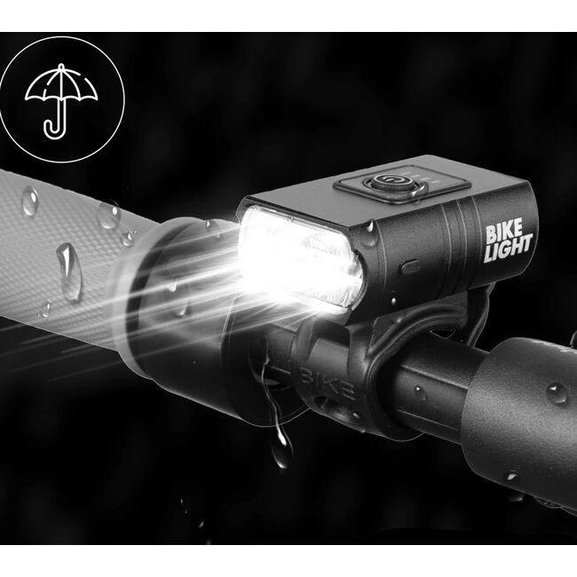 Lampă Față pentru Bicicletă – LED Puternic 800LM, Rezistentă la Apă, Iluminare Premium pentru Orice Vreme