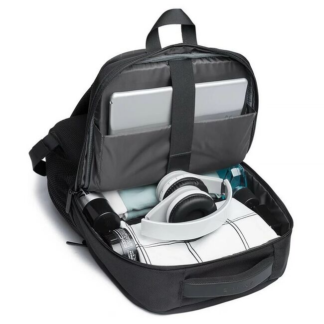 Rucsac multifunctional Impermeabil cu Port USB si buzunar anti-furt  – 35L, Pentru Laptop pana la 15.6”, sistem fixare pe valiza, ideal calatorii, job sau zbor, negru
