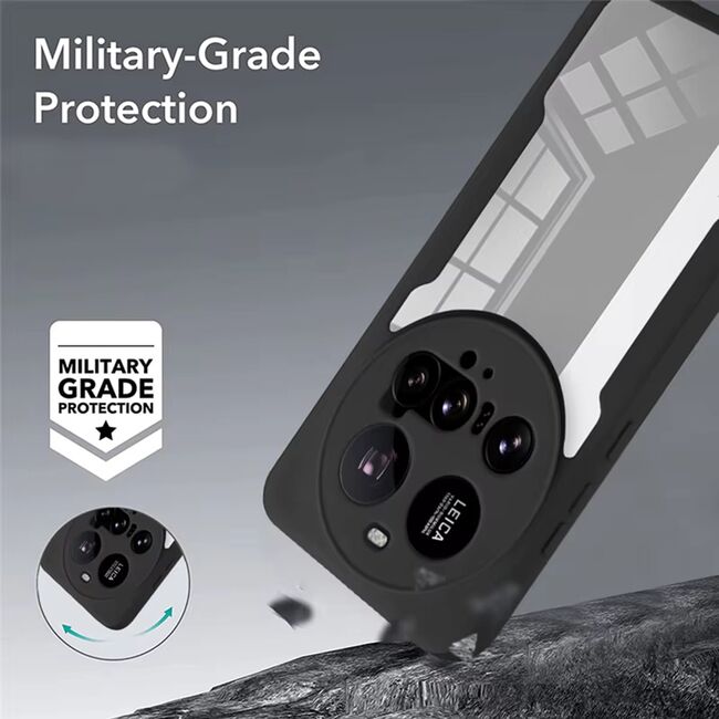 Set 360: Husa cu folie integrata pentru  Xiaomi 15 Ultra Protectie 360 fata / spate - Mov