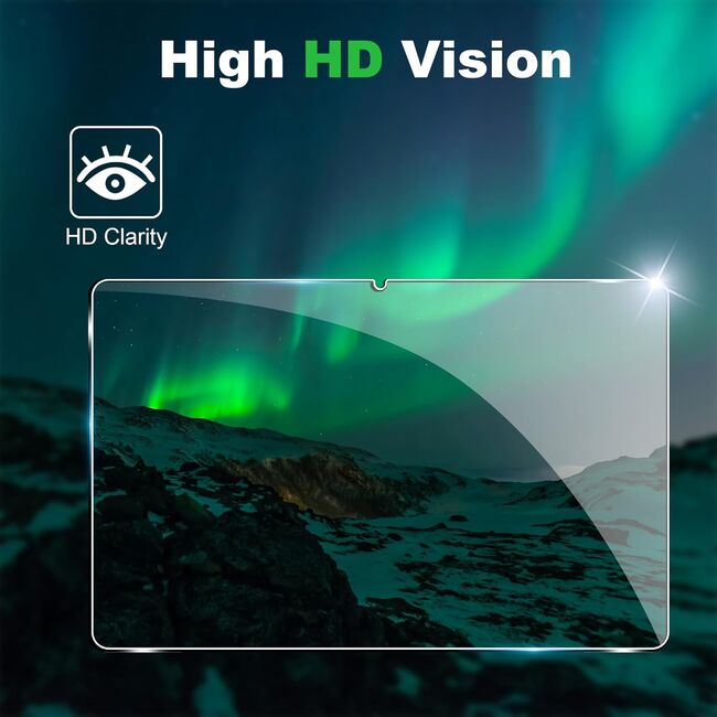 Set 2 x Folie de protectie pentru tableta Lenovo Tab 10.1 2025 TB311, Tempered Glass, transparenta