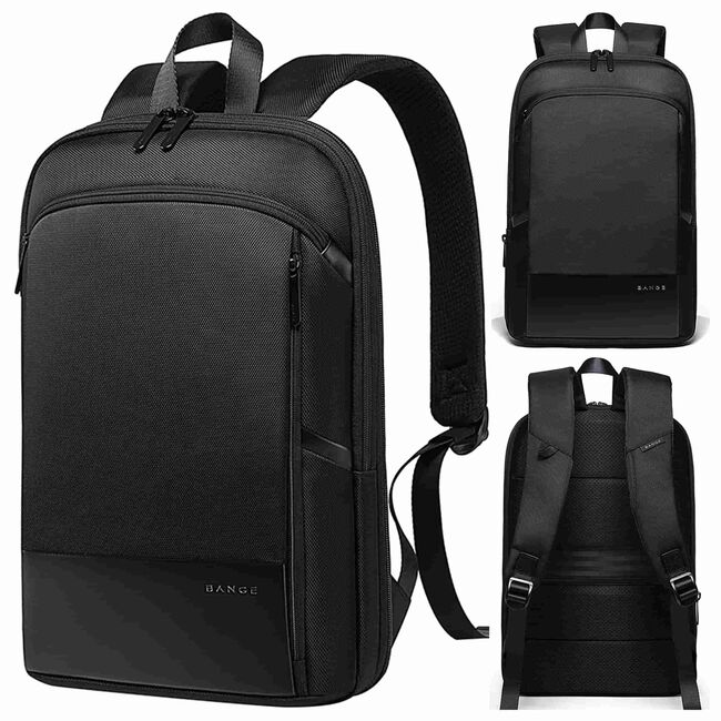 Rucsac Laptop pana la 15.6” Extensibil, 14–28L – Impermeabil, Compartiment Tip Valiză, Ideal pentru Avion, serviciu și calatorii, negru