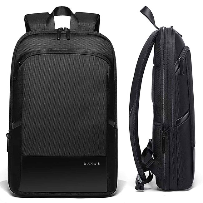 Rucsac Laptop pana la 15.6” Extensibil, 14–28L – Impermeabil, Compartiment Tip Valiză, Ideal pentru Avion, serviciu și calatorii, negru