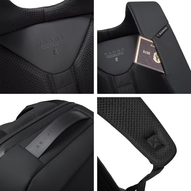 Rucsac Impermeabil multifunctional, cu Port USB cu buzunart anti-furt si lacat pentru Laptop pana la 15.6” – 35L, sistem fixare pe valiza, Ușor, Modern, pentru calatorii, serviciu sau avion,