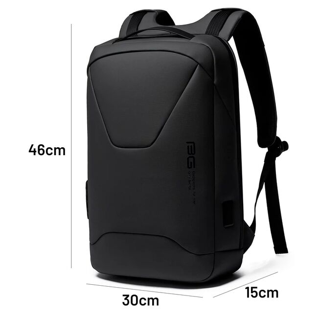 Rucsac Impermeabil multifunctional, cu Port USB cu buzunart anti-furt si lacat pentru Laptop pana la 15.6” – 35L, sistem fixare pe valiza, Ușor, Modern, pentru calatorii, serviciu sau avion,