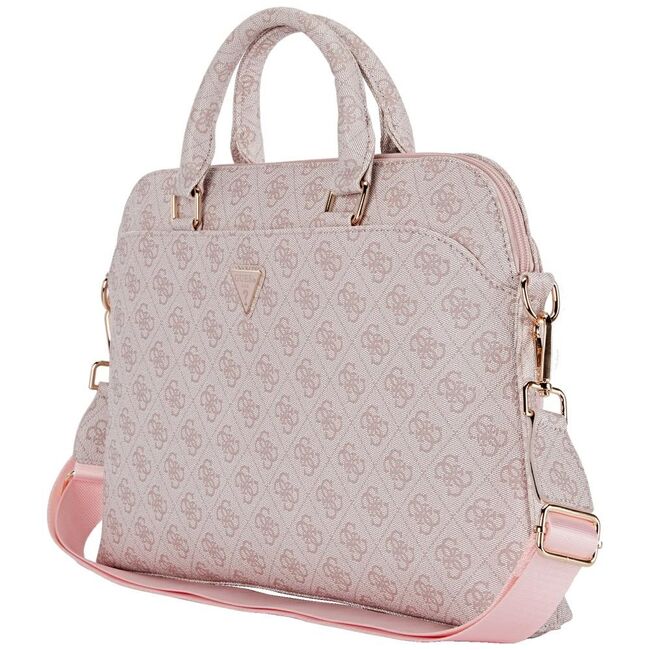 Geanta de umar Guess pentru laptop 15", roz, GUCB15P4DPTP