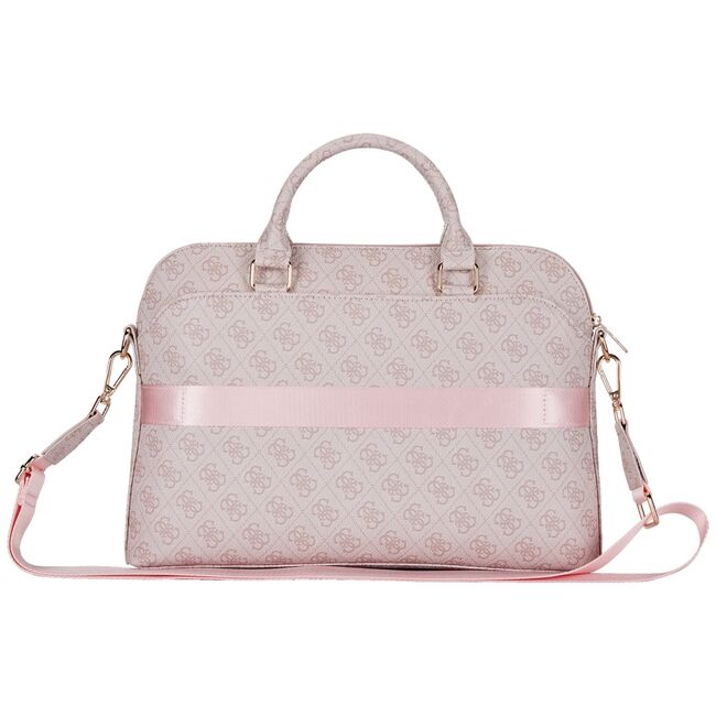 Geanta de umar Guess pentru laptop 15", roz, GUCB15P4DPTP