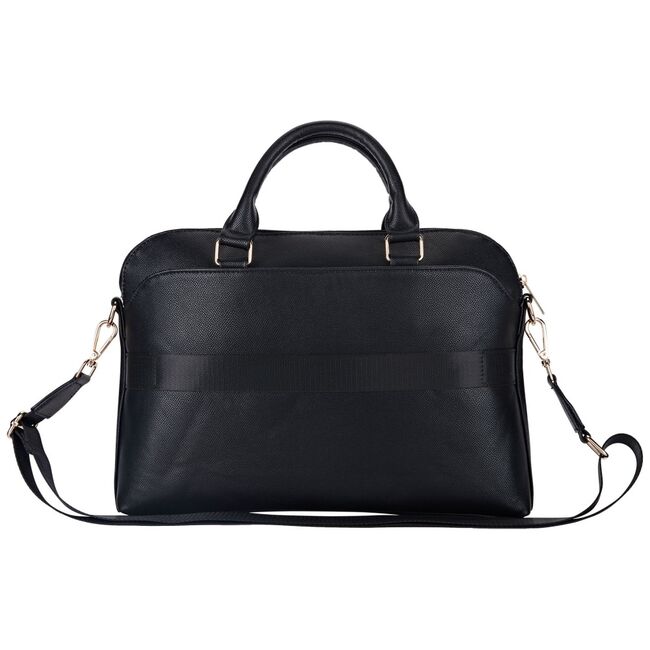 Geanta laptop Guess piele ecologica, 15", negru, GUCB15PGTSPSK