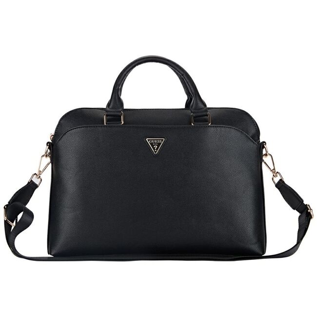 Geanta laptop Guess piele ecologica, 15", negru, GUCB15PGTSPSK