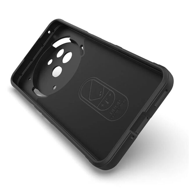 Husa pentru  Nothing Phone (3a) Pro Liquid Silicone, Microfibre Lining, Non-Slip Airbag Design, Negru