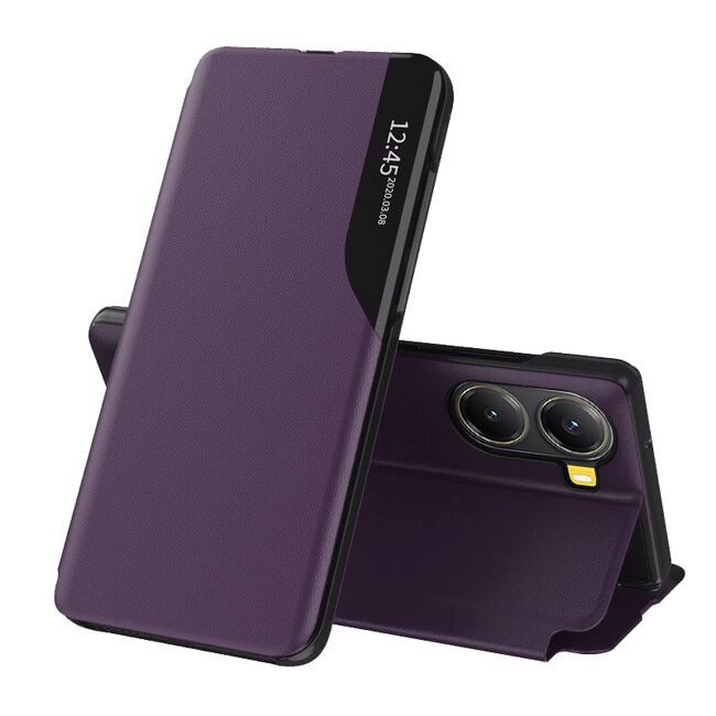 Husa pentru  Poco X7 Pro tip carte, Smart View, Mov