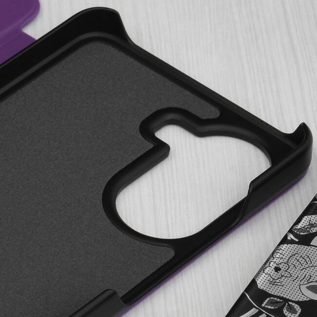 Husa pentru  Poco X7 Pro tip carte, Smart View, Mov