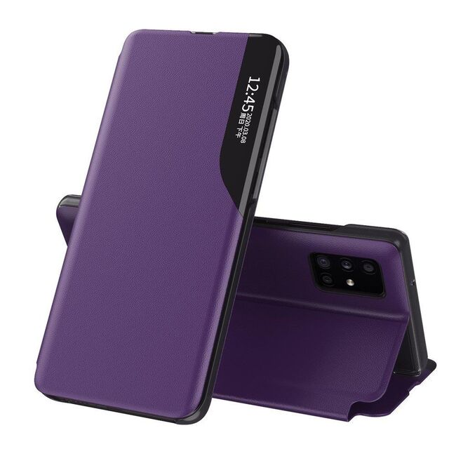 Husa pentru  Poco X7 Pro tip carte, Smart View, Mov