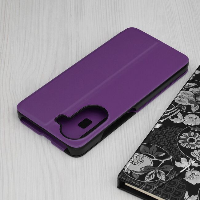 Husa pentru  Poco X7 Pro tip carte, Smart View, Mov