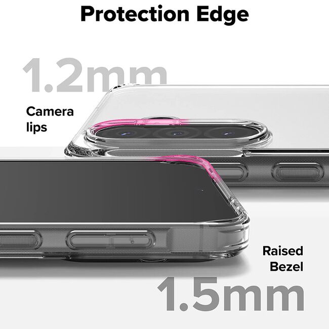 Husa pentru  Samsung Galaxy A56 / A36 Ringke Fusion - Transparent mat