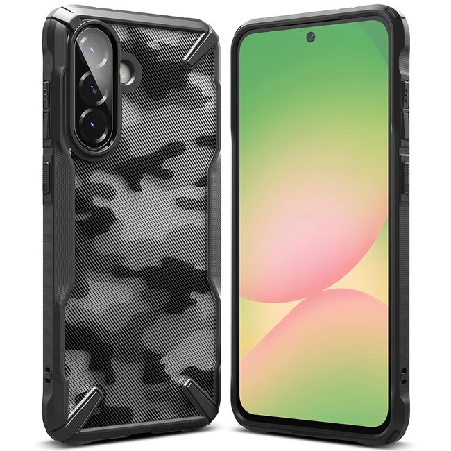 Husa pentru  Samsung Galaxy A56 / A36 Ringke Fusion X - Negru darth vader