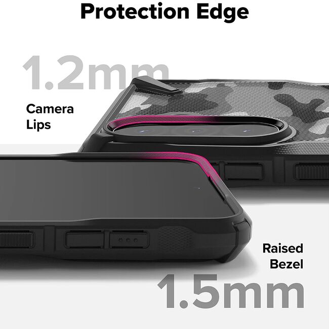Husa pentru  Samsung Galaxy A56 / A36 Ringke Fusion X - Negru darth vader