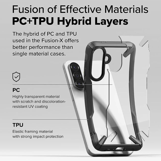 Husa pentru  Samsung Galaxy A56 / A36 Ringke Fusion X - transparent