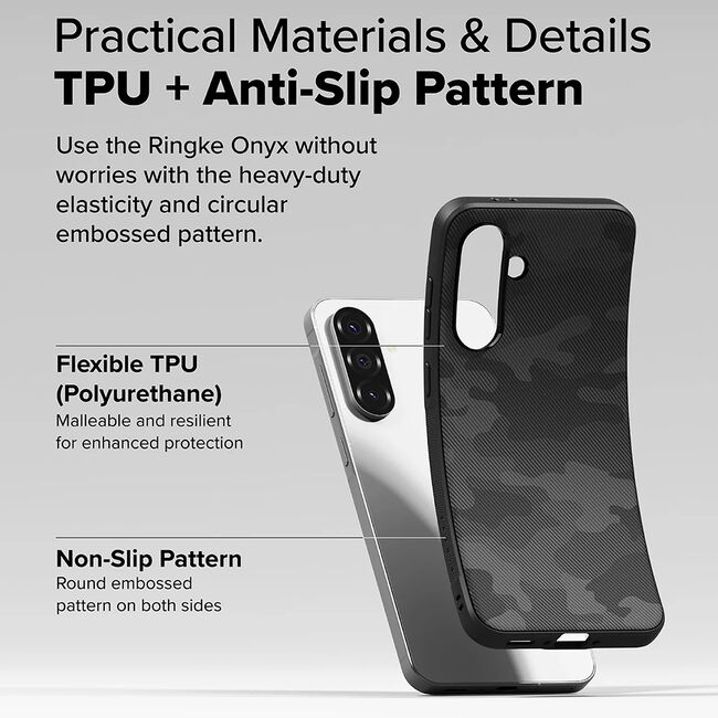 Husa pentru  Samsung Galaxy A56 / A36 Ringke Onyx - Negru camo