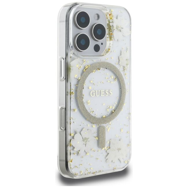 Husa premium pentru  iPhone 16 Pro Karl Lagerfeld compatibila Magsafe - Bej
