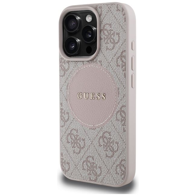 Husa premium pentru  iPhone 16 Pro Karl Lagerfeld compatibila Magsafe - Roz