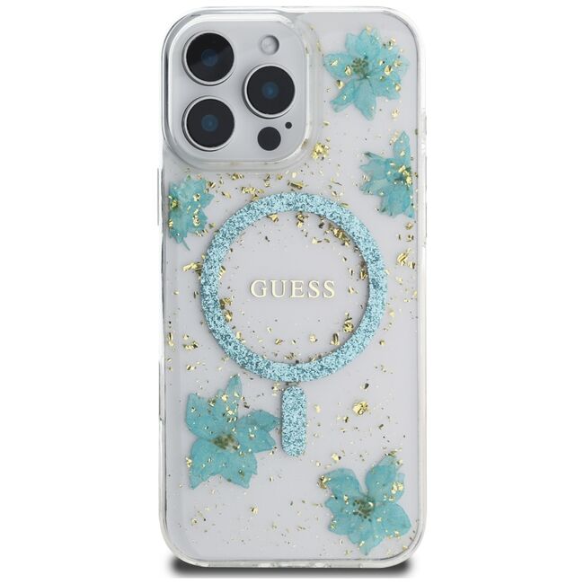 Husa premium pentru  iPhone 16 Pro Karl Lagerfeld compatibila Magsafe - Turcoaz
