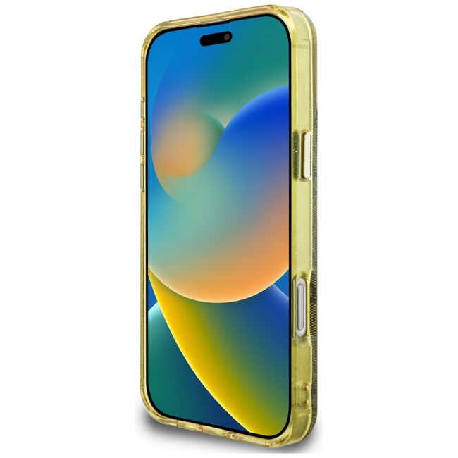 Husa premium pentru  iPhone 16 Pro compatibila MagSafe Guess Luxury Series - Maro