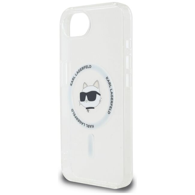 Husa premium pentru  iPhone 16e Karl Lagerfeld compatibila Magsafe - Clear