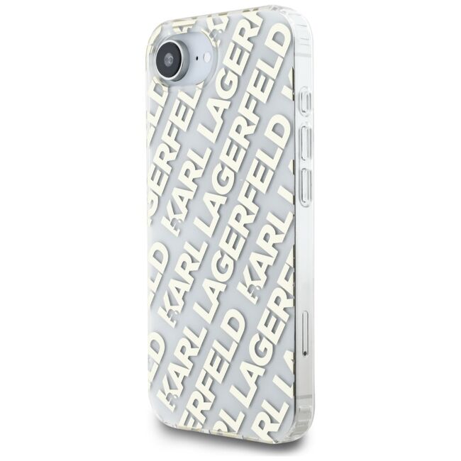 Husa premium pentru  iPhone 16e Karl Lagerfeld compatibila Magsafe - Gri
