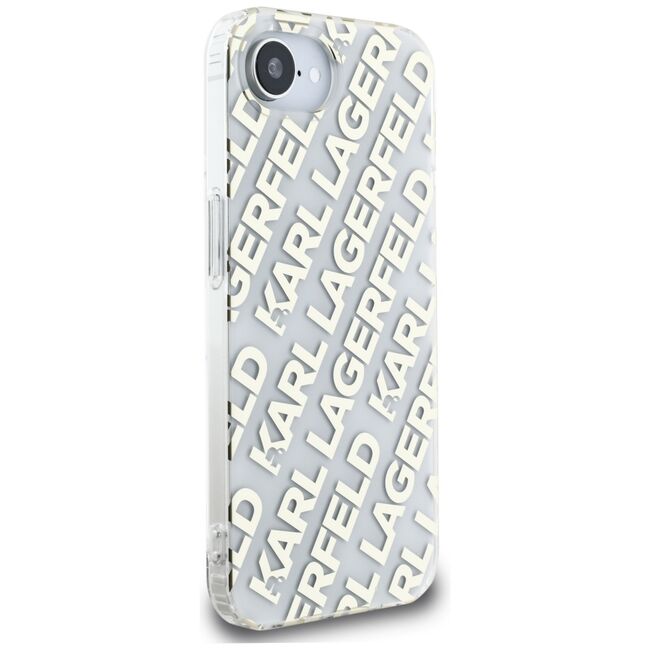 Husa premium pentru  iPhone 16e Karl Lagerfeld compatibila Magsafe - Gri
