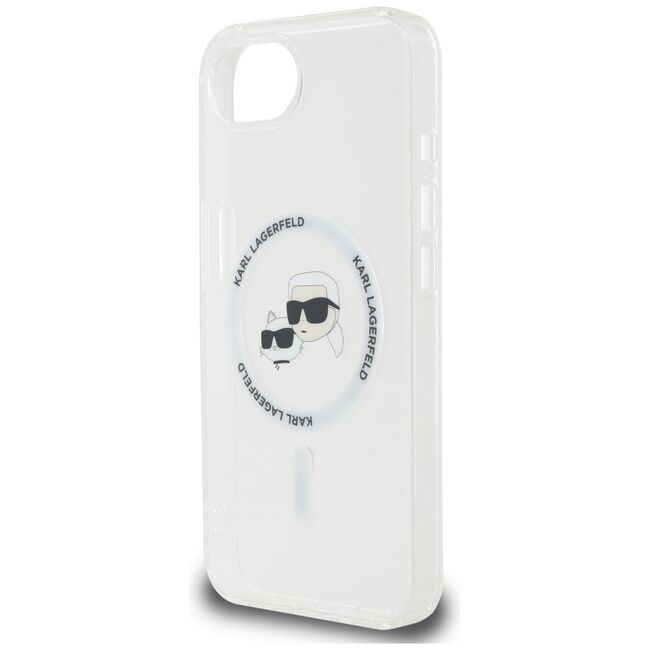 Husa premium pentru  iPhone 16e Karl Lagerfeld compatibila Magsafe - Ice