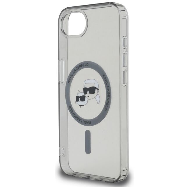 Husa premium pentru  iPhone 16e Karl Lagerfeld compatibila Magsafe - Transparent mat