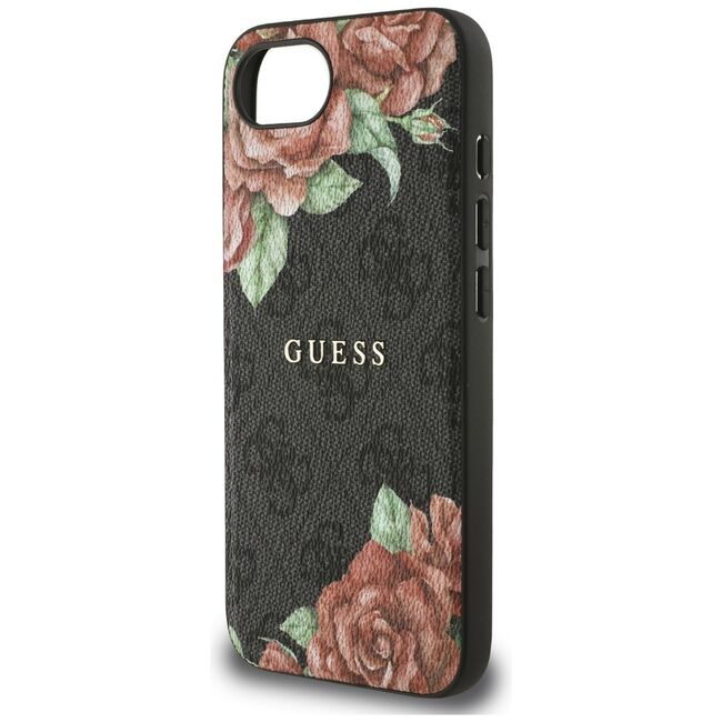Husa premium pentru  iPhone 16e compatibila MagSafe Guess Luxury Series - Negru denim