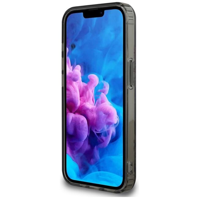 Husa premium pentru  iPhone 16e compatibila MagSafe Guess Luxury Series - Negru