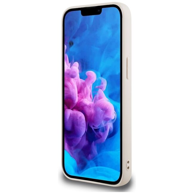 Husa premium pentru  iPhone 16e compatibila MagSafe Guess Luxury Series - Roz neon