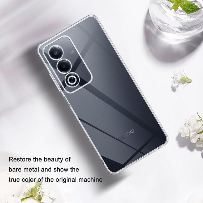 Husa pentru  Oppo A80, Anti-Shock 1.5mm, cu protectie lentile, Transparent