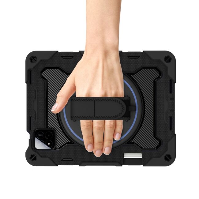 Pachet 360: Husa cu folie integrata pentru Xiaomi Pad 7 / Pad 7 Pro Shockproof Armor, negru