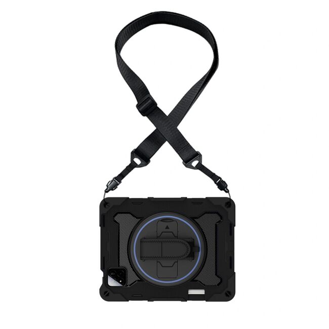 Pachet 360: Husa cu folie integrata pentru Xiaomi Pad 7 / Pad 7 Pro Shockproof Armor, negru