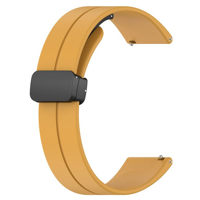 Curea pentru Huawei Watch GT 4 (41mm)/ W1 / Honor Watch S1 / Garmin Venu 2S / Vivoactive 4S - Alb