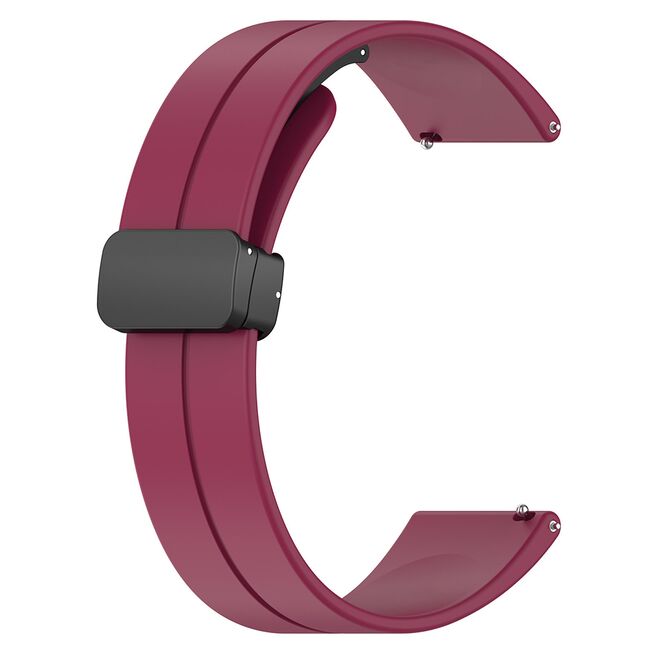 Curea pentru Huawei Watch GT 4 (41mm)/ W1 / Honor Watch S1 / Garmin Venu 2S / Vivoactive 4S - Bordeaux