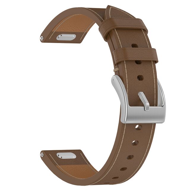 Curea pentru Huawei Watch GT 4 (41mm)/ W1 / Honor Watch S1 / Garmin Venu 2S / Vivoactive 4S - Maro