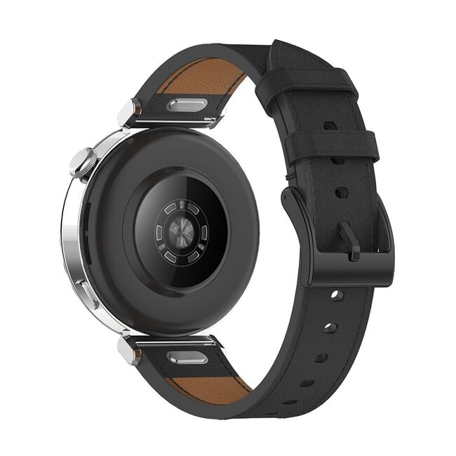 Curea pentru Huawei Watch GT 4 (41mm)/ W1 / Honor Watch S1 / Garmin Venu 2S / Vivoactive 4S - Negru