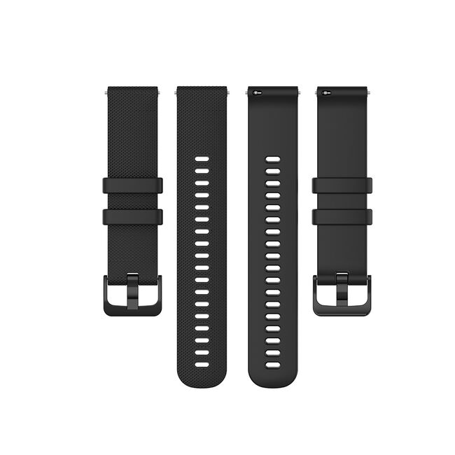 Curea pentru Huawei Watch GT 4 (41mm)/ W1 / Honor Watch S1 / Garmin Venu 2S / Vivoactive 4S - Negru