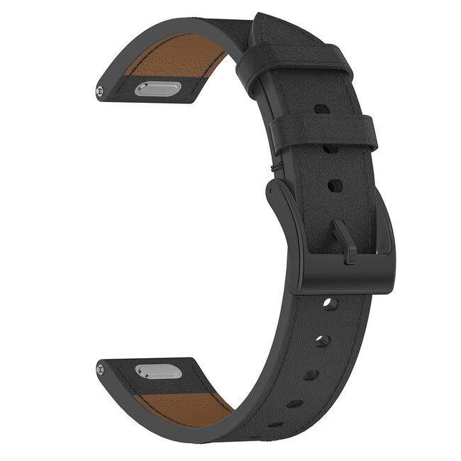 Curea pentru Huawei Watch GT 4 (41mm)/ W1 / Honor Watch S1 / Garmin Venu 2S / Vivoactive 4S - Negru
