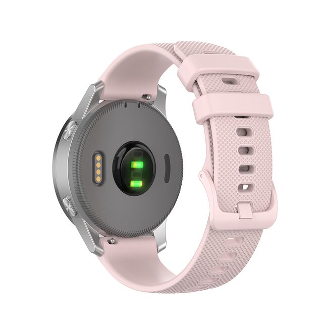 Curea pentru Huawei Watch GT 4 (41mm)/ W1 / Honor Watch S1 / Garmin Venu 2S / Vivoactive 4S - Roz