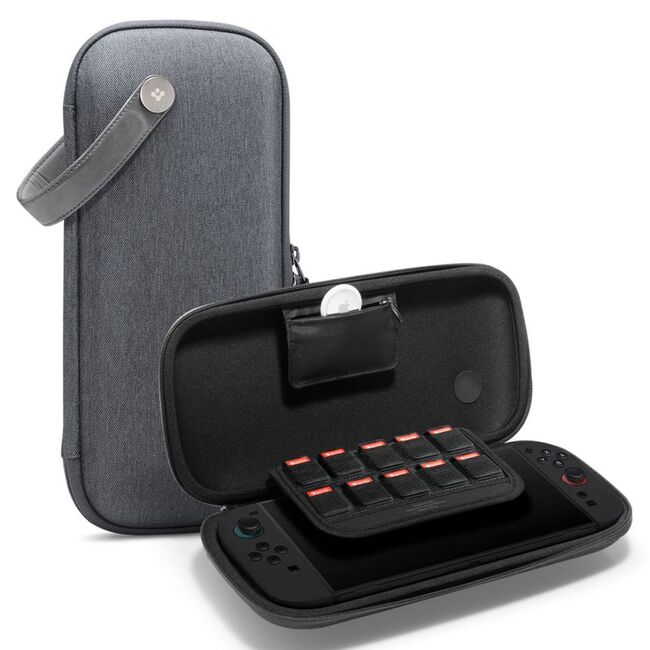 Geanta de protectie pentru Nintendo Switch 2 - Spigen Klasden Pouc – Compacta, sigura, eficient compartimentata