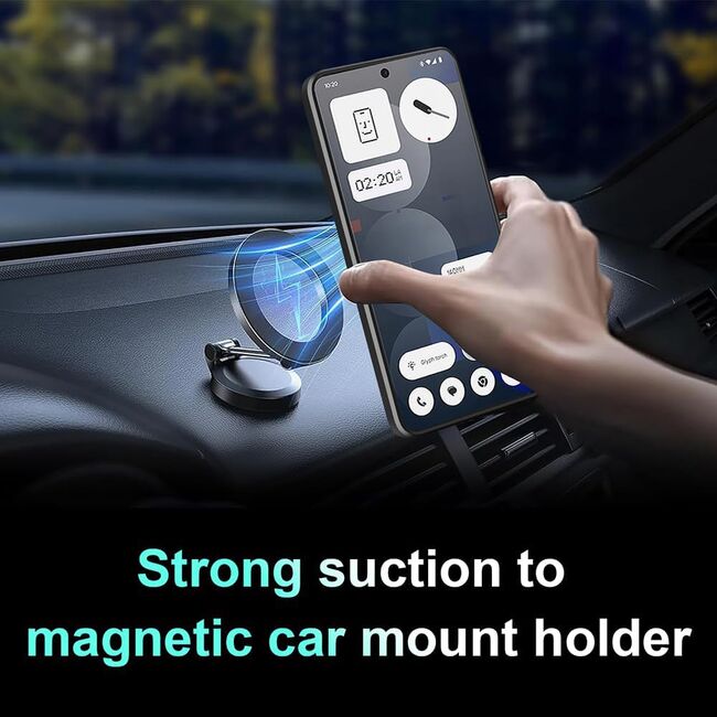 Husa pentru  Nothing Phone (3a) Pro Ring Armor Kickstand Tough Rugged Cover cu protectie camera, Albastru